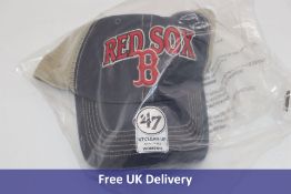 Fifteen Boston Red Sox 47 Clean Up Caps, Vintage Navy