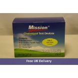 Mission Cholesterol Test Devices, 3 in 1 Lipid Panel, Pack of 25. Expiry 06/2024