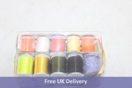 Forty Spools of Veevus Fly Fishing Tying Thread, Multiple Colours, 100M Per Spool
