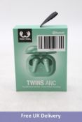 Fresh 'N Rebel Twins ANC Earbuds, Mint Green, Untested
