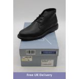 Stonefly Men's Truman Absolute Comfort Leather Chukka Boots, Black, EU 42