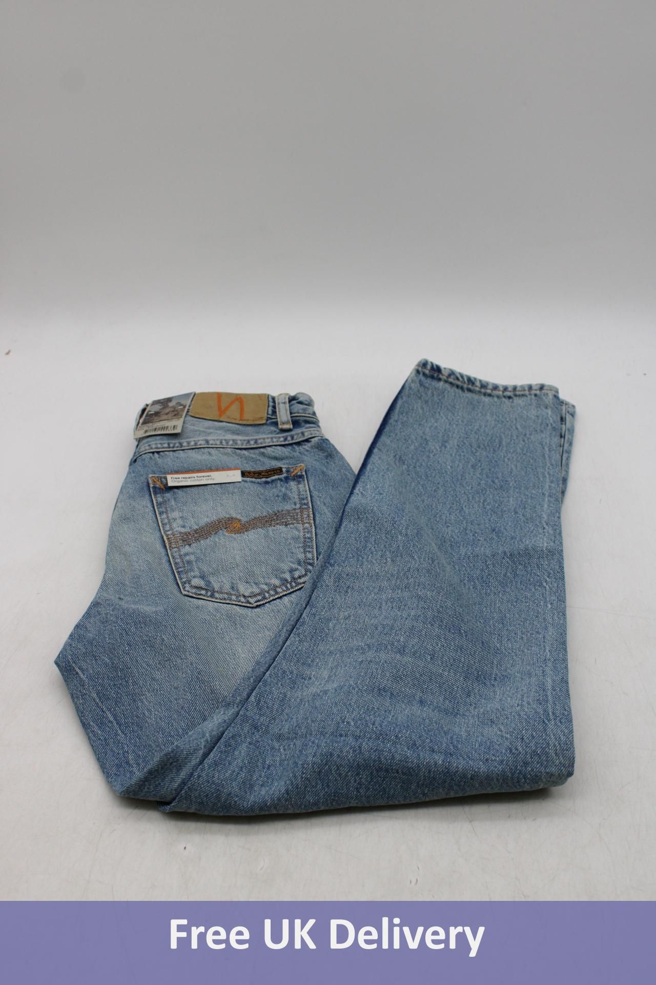 Nudie Women's Breezy Britt Jeans, Light Blue, W27 L30