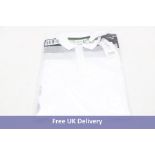 Hugo Boss Boy's White Logo Polo, White/Black/Grey, Age 8