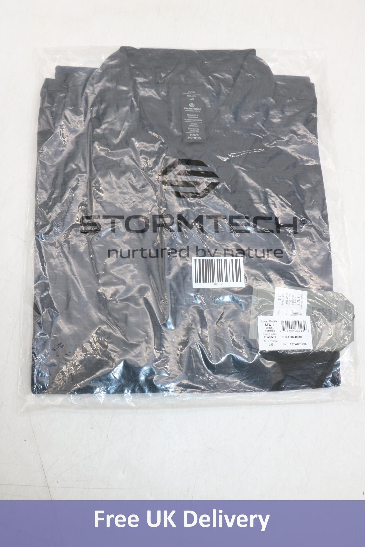 Stormtech Men's Torrente Polo, Charcoal Mix, Size L