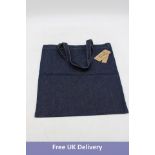 Twelve Reprime Artisan Collection Denim Tote Bags, Indigo, One Size 44 x 38cm