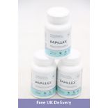 Six bottles of Papillex, All Natural Immune Support, Organic, 60 Capsules Per Bottle, Exp 08/24