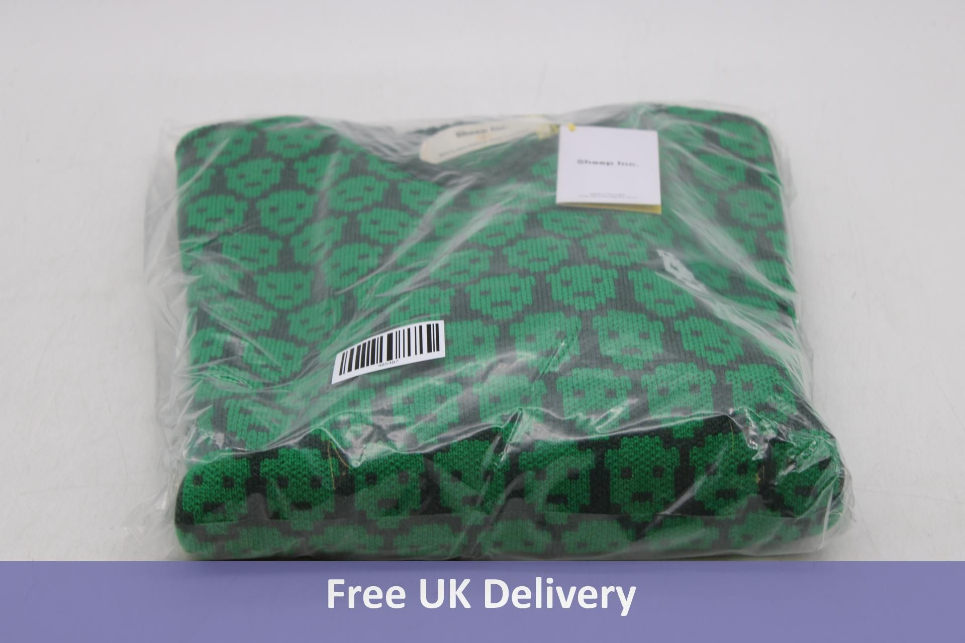 Sheep Inc The Flock Crewneck Jumper, Emerald Green, Size M