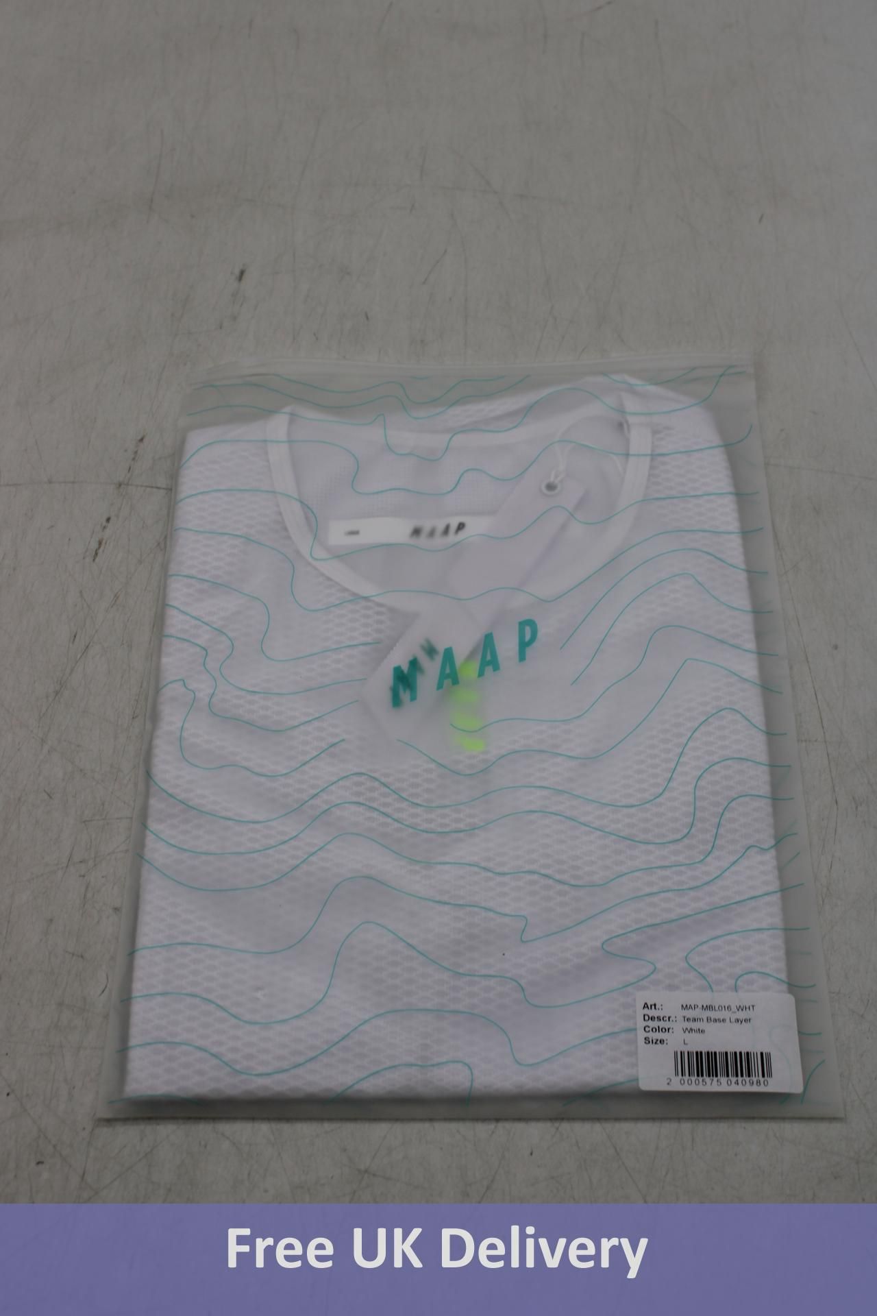 Two Maap Team Base Layer, White, Size S