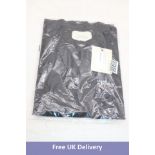 Studio Nicholson Men's Module Dry Heavy Cotton Lay T-Shirt, Darkest Navy, Size M