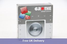 Grothe ETA S 100, Stainless Steel 80mm Door Bell Push Button, Surface Mounted