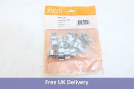 Fifteen packs of Acel Cable Run Clip, Flange Size 4-7mm, Cable Size 7-9mm, AC2738, 25 Clips Per Pack