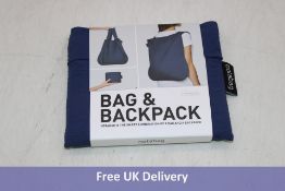 Five Notabag Bag & Backpack, Navy Blue