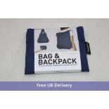 Five Notabag Bag & Backpack, Navy Blue