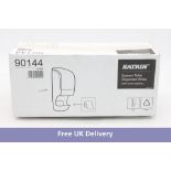 Two Katrin System Toilet Dispenser with Core Catcher, White, 90144