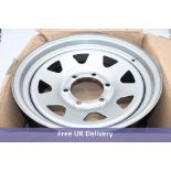 Dotz Dakar 16 x 7 inch, 5x165.1 PCD, Silver Single Rim