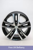 MAK Zenith Hyper 18" Alloy Wheel, Silver/Black