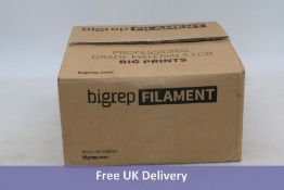 Bigrep FLX Industrial Grade 3D Printer Filament, Black, 8kg
