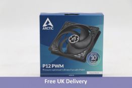 Box of Arctic P12 PWM Case Fans, 120x120x25mm, Black