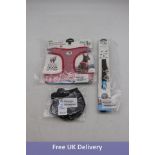 Curli Assorted Dog Harnesses and Leads, Mixed Styles, Colours and Sizes, Approx. 20 items