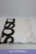 Asos Edition Women's Midi Wrap Dress with Abstract Stripe Beading, White, Size 14