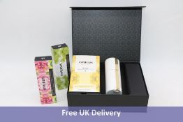 Three Opulus Products, The Starter Kit Night Cream, Awaken Facial Hibiscus Cocoon Mask, AHA Refresh