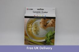 Ten Kyocera Ceramic CD-18 Grater for Fruit and Vegetables, White