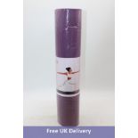 Nine Eco Friendly Yoga Mats, Purple/Pink, Length 183cm Width 61cm Thickness 6mm