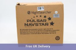 Pulsar Navstar Set of 10 Rechargable Sequential Beacons, Non-UK Plug