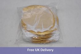 Ten packs of Swimart Silicon Bathing Caps, 25pcs Each, Pearly Gold, Senior Size