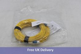 Ten Eighty-eight Metre Fibre Optic Cables, Yellow