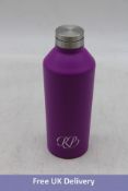 Six Russian Pointe Stainless Steel Water Bottles, Purple