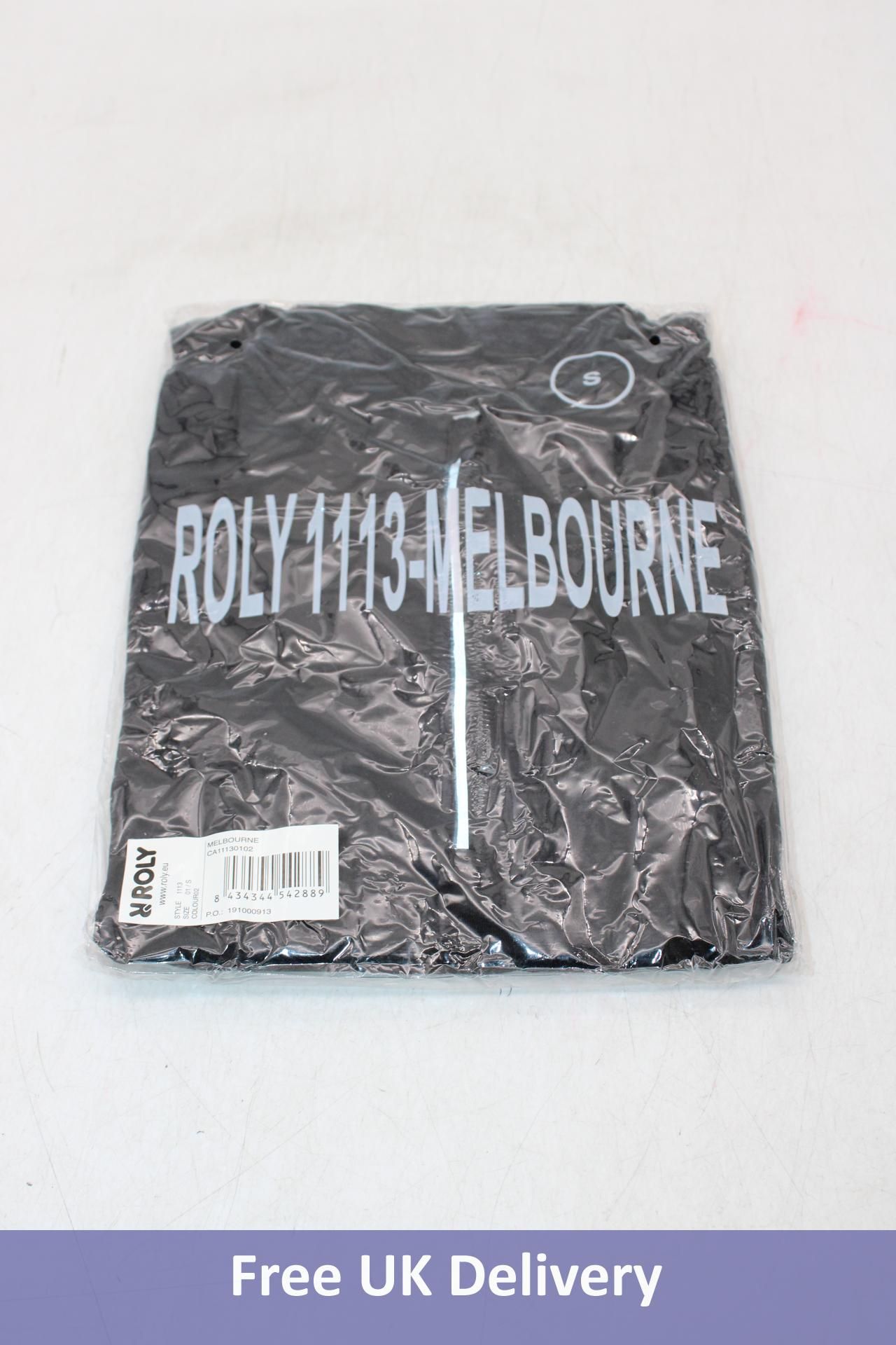 Ten Roly Sport Melbourne Half Zip Technical Running Top, Black, Size S