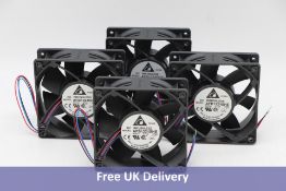 Thirty-six Delta Brushless Fans, AFB1224SHE