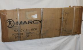 Marcy TC-3508, Deluxe Corner Power Tower, Black. Box damaged