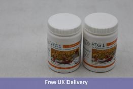 Approximately 250x Veg1 Vegan Orange Multivitamins and Minerals Tablets, 90-Pack