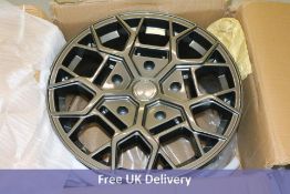 Riviera, RTX, 18 Inch, Alloy Wheel, Gunmetal, Slight Marked Around Rim. Box damaged