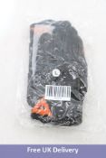 Dainese Motorcycle Gloves, Black/Orange, Size L