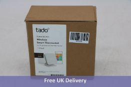Tado Wireless Smart Thermostat Starter Kit V3+ including Stand. Box Opened, Untested