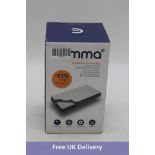 Emma Mattress Double Protector, White/Grey, Size 190x120cm