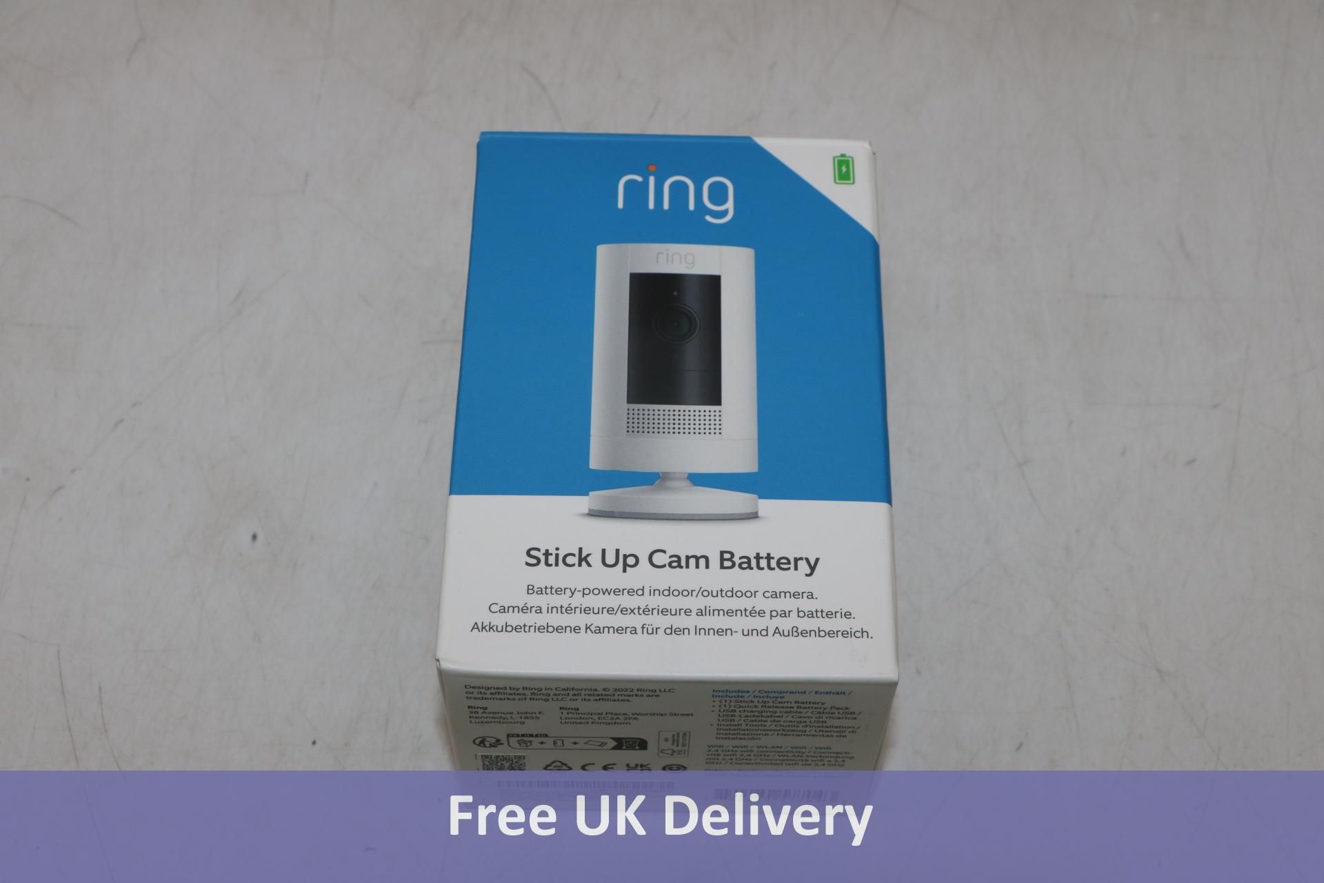 Ring Outdoor Battery Stick Up Camera, 1080p