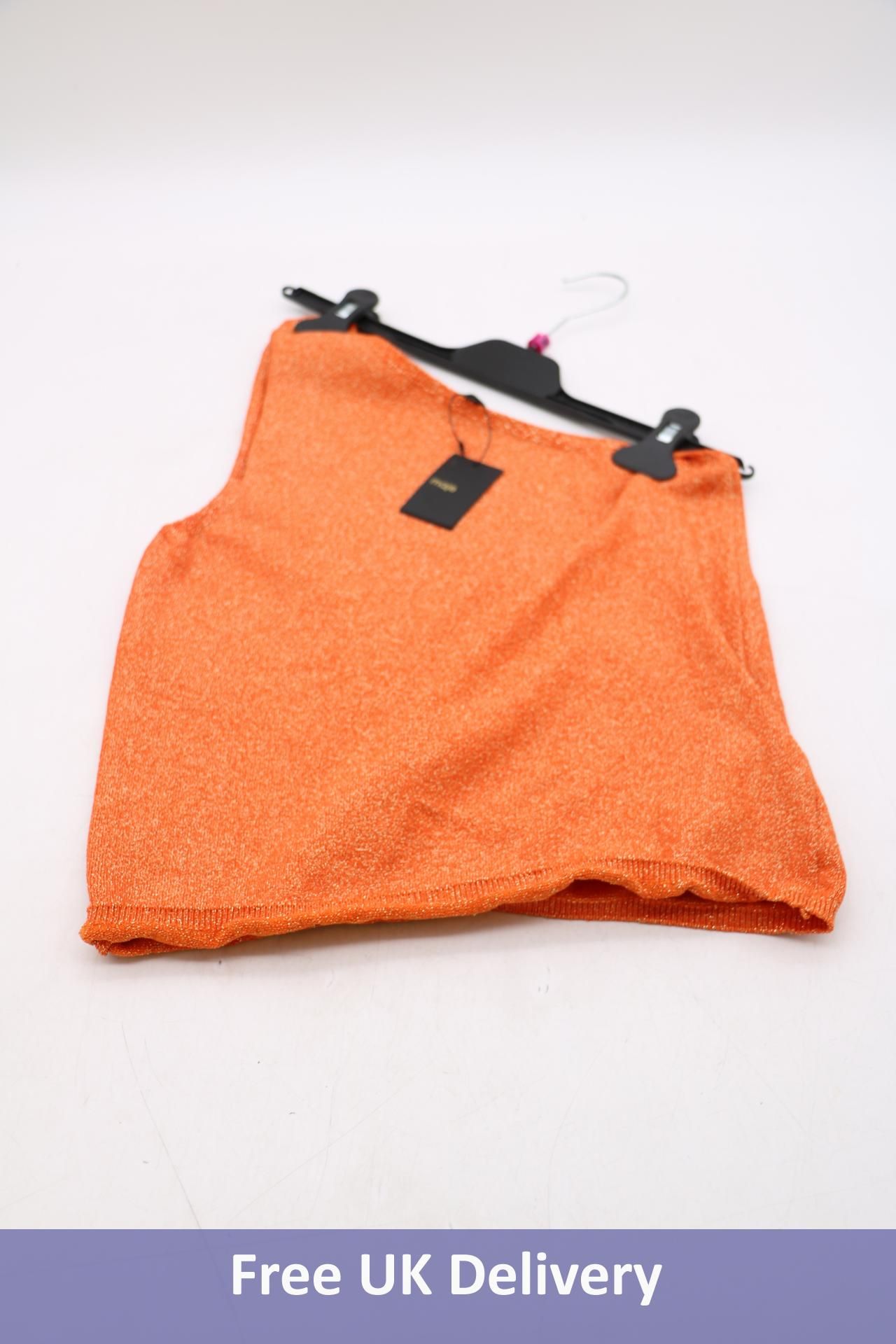 Maje Orange Skirt, 223, 3