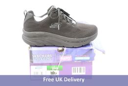 Skechers Women's D Lux Walker Get Oasis Trainers, Black, UK 7. Box damaged