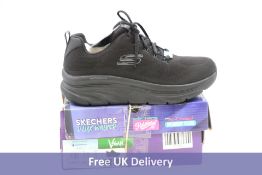 Skechers Women's D Lux Walker Get Oasis Trainers, Black, UK 5. Box damaged