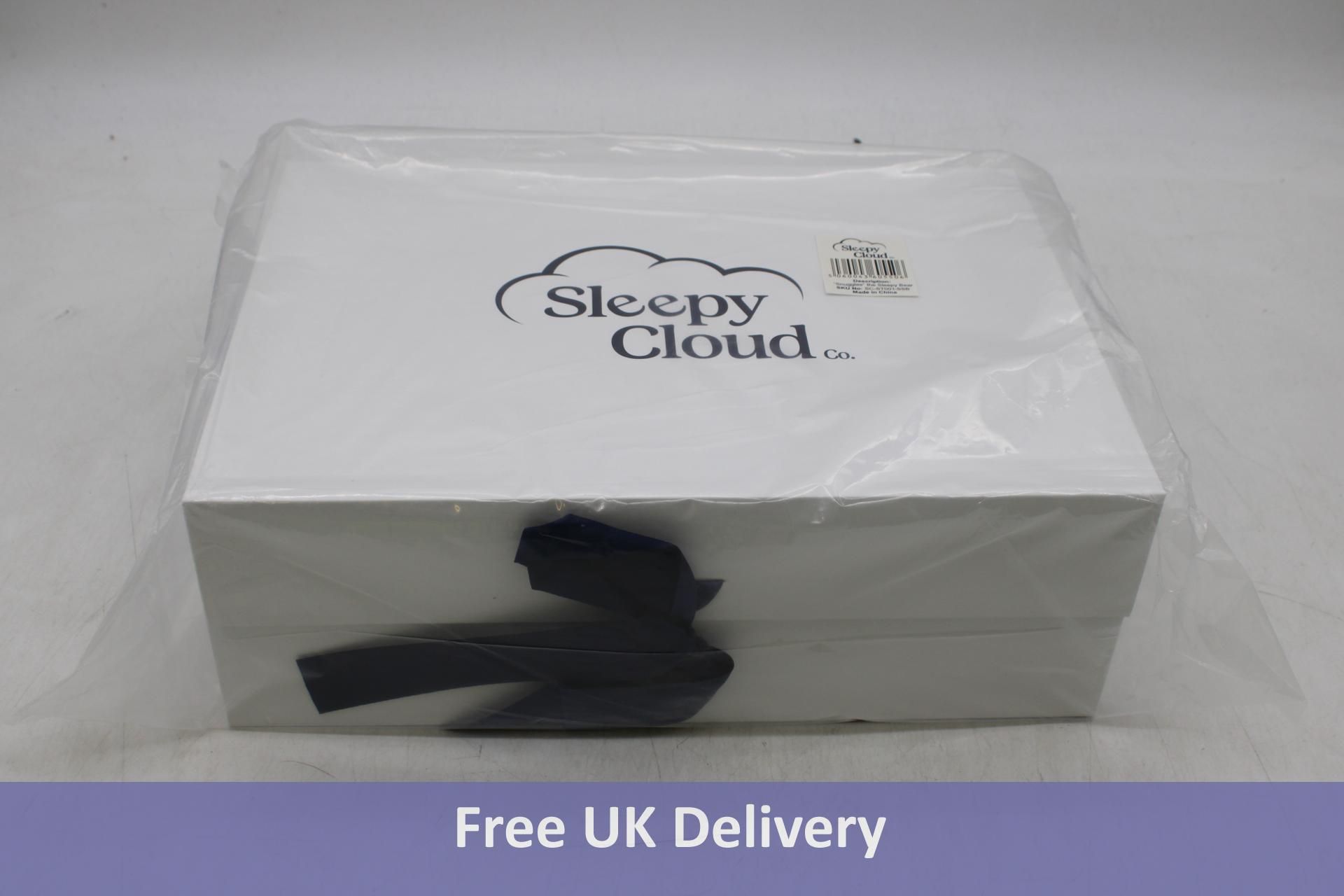 Ten Sleepy Cloud Snuggles Teddy Bears In Gift Boxes, includes Pillow and Blanket