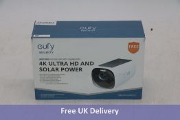 Eufy Security, Wire Free, 4K Ultra HD & Solar Power Camera, S330 EufyCam 3