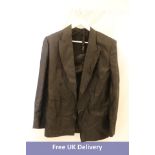 Petar Pertov Blazer Jacket, Black, Size 38