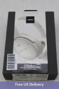 Bose Quiet Comfort Wireless Noise Cancelling Over Hear Headphones, White. Used, Not tested