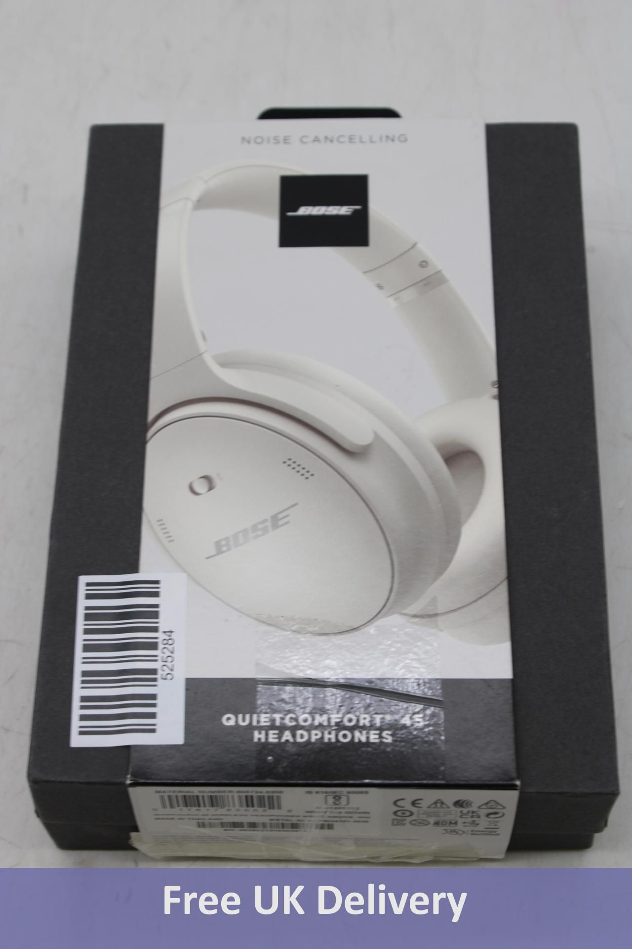 Bose Quiet Comfort Wireless Noise Cancelling Over Hear Headphones, White. Used, Not tested