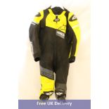 Alpinestars One Piece Kids Racing Leathers, Yellow/Black, Size M, No Knee Sliders