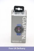 Garmin Forerunner 45s Smartwatch, Black/Blue, 39mm